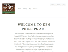 Tablet Screenshot of kenphillipsart.com
